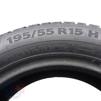 7. 195 55 15 4x CONTINENTAL 195/55 R15 85H WinterContact TS860 Winterreifen 2020 WIE NEU VOLL