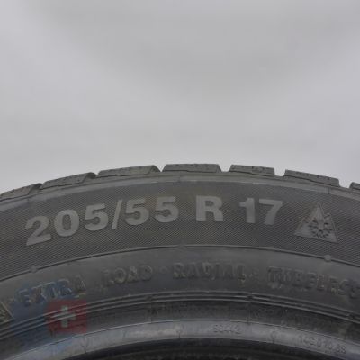 6.  205 55 17 2x CONTINENTAL  205/55 R17 95H XL ContiWinterContact TS 830 P Winterreifen RSC 2022/23 VOLL WIE NEU 