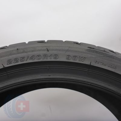 7. 225 40 19 4x BRIDGESTONE 225/40 R19 93W XL Potenza S001 Sommerreifen  2019 7,2-7mm