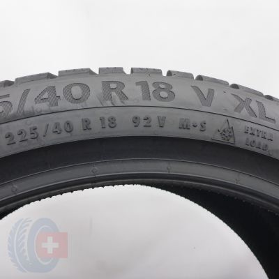 8. 225 40 18 4x CONTINENTAL 225/40 R18 92V XL WinterContact TS 870 P Winterreifen 2025 8,7-7,8mm