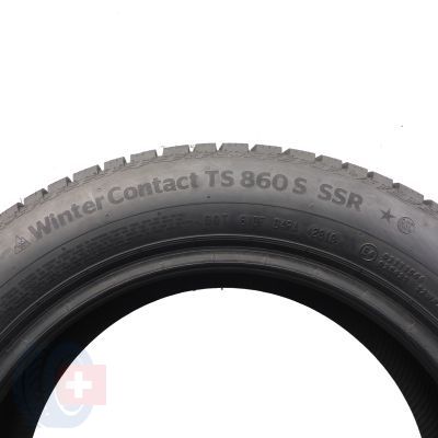 6. 205 55 16 4x CONTINENTAL 205/55 R16 91H WinterContact TS 860 S BMW RUN FLAT Winterreifen 2019 VOLL WIE NEU