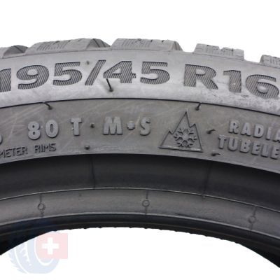 2. 195 45 16 4x CONTINENTAL 195/45 R16 80T WinterContact TS860 Winterreifen 2017 UNGEBRAUCHT