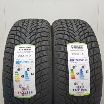 6. 205 55 17 4x NOKIAN 205/55 R17 95V XL WR Snowproof P Winterreifen 2026 Ungebraucht   