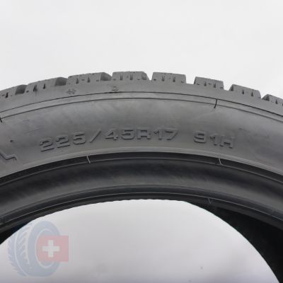 6. 225 45 17 2x DUNLOP 225/45 R17 91H Winter Sport 5 Winterreifen 2022 7,8-8,5mm