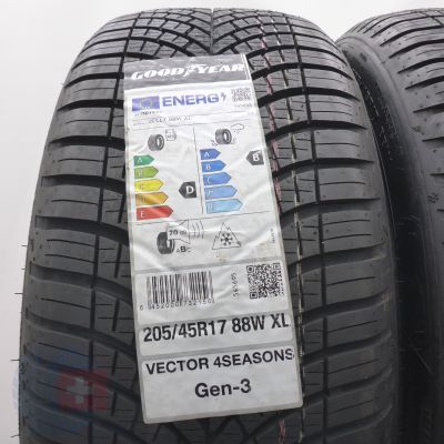 2. 205 45 17 2x GOODYEAR 205/45 R17 88W XL Vector 4Seasons Gen-3 Ganzjahresreifen 2022 Ungebraucht   