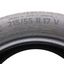 5. 215 55 17 4x CONTINENTAL 215/55 R17 94V EcoContact6 Sommerreifen 2024 WIE NEU VOLL