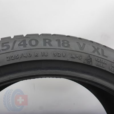 6.  225 40 18 2x CONTINENTAL  225/40 R18  92V XL WinterContact TS 870 P Winterreifen 2023 8mm 