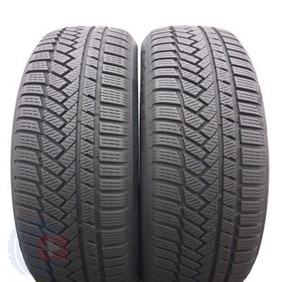 4. 215 55 18 4x CONTINENTAL 215/55 R18 99V XL WinterContact TS850P Winterreifen 7-7,8mm 2021 Wie Neu