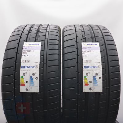 5. 245 35 19 4x MICHELIN 245/35 R19 93Y XL BMW Pilot Super Sport Sommerreifen 2025 WIE NEU VOLL
