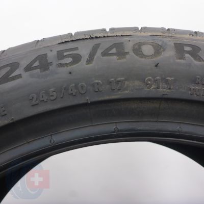 5. 245 40 17 4x CONTINENTAL 245/40 R17 91Y PremiumContact 6 Sommerreifen 2021 VOLL