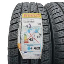 2.  195 60 16C 2x PIRELLI 195/60 R16C 99/97T Carrier Winter Winterreifen 2018 VOLL WIE NEU