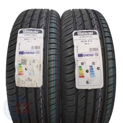 6. 205 60 16 4x GISLAVED 205/60 R16 92V Ultra Speed 2 Sommerreifen 2024 VOLL Wie Neu