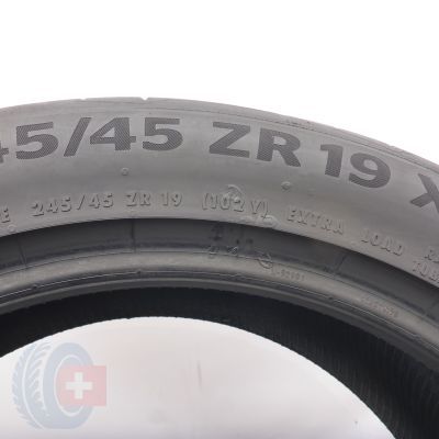 6.  245 45 19 1x CONTINENTAL 245/45 R19 102Y XL SportContact 7 Sommerreifen 2024 6mm