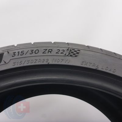 4.  315 30 22 1x MICHELIN 315/30 ZR22 107Y XL Pilot Sport 4 S N0 Sommerreifen 2023 6,5mm