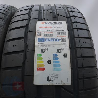 2. 245 35 19 2x HANKOOK 245/35 R19 93Y XL Ventus S1 evo3 Sommerreifen 2022 Ungebraucht  