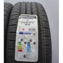2. 215/65 R17 4x CONTINENTAL 215/65 R17 99H EcoContact 6 A0 Sommerreifen 2021  VOLL WIE  NEU