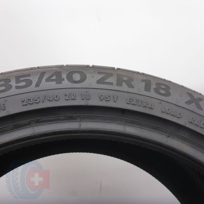 7.  235 40 18 4x CONTINENTAL 235/40 ZR18  95Y XL SportContact 6 Sommerreifen 2021/22 Ungebraucht   
