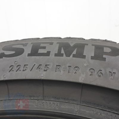 8. 225 45 19 4x SEMPERIT 225/45 R19 96V XL Speed-Grip 5 Winterreifen 2025 8,5mm WIE NEU
