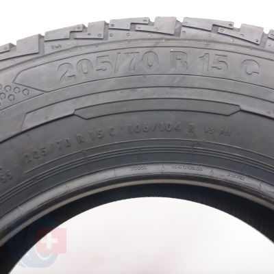 7.  205 70 15C 4 x CONTINENTAL  205/70 R15C 106/104R ContiVanContact 100 Sommerreifen 2021 VOLL 