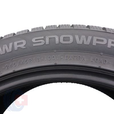 6. 245 45 18 2x NOKIAN 245/45 R18 100V XL WR Snowproof P Winterreifen 7mm 2023 Wie Neu