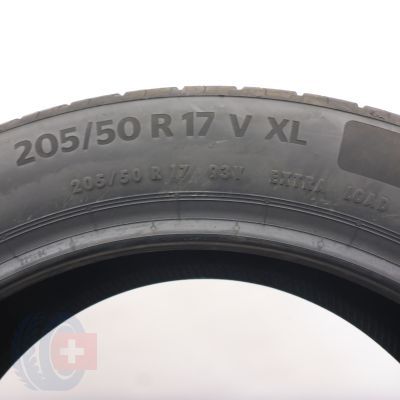 5. 205 50 17 2x CONTINENTAL 205/50 R17 93V XL EcoContact6 Sommerreifen 2022 WIE NEU VOLL
