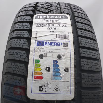 235 45 17 1x CONTINENTAL 235/45 R17 97V XL WinterContact TS 850 P Winterreifen 2022