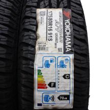 4. 4 x YOKOHAMA 175/80 R16 91S Goalandar A/T G015 Ganzjahresreifen 2019 WIE NEU VOLL