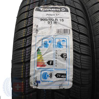 2. 205/60 R15 2x BARUM 205/60 R15 91H Polaris 3 Winterreifen 2016 VOLL WIE NEU