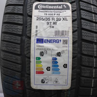 2. 255 35 20 2x CONTINENTAL 255/35 R20 97W XL AO ContiWinterContact TS830P Winterreifen 2022 VOLL