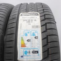3. 245 50 18 2 x CONTINENTAL 245/50 R18 100Y PremiumContact 6 Sommerreifen 2020 VOLL WIE NEU