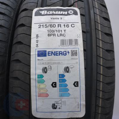 3. 215 60 16C 4x BARUM 215/60 R16C 103/101T Vanis3 Sommerreifen 2023 WIE NEU VOLL 3. 215 60 16C 4x BARUM 215/60 R16C 103/101T Vanis3 Sommerreifen 2023 WIE NEU VOLL