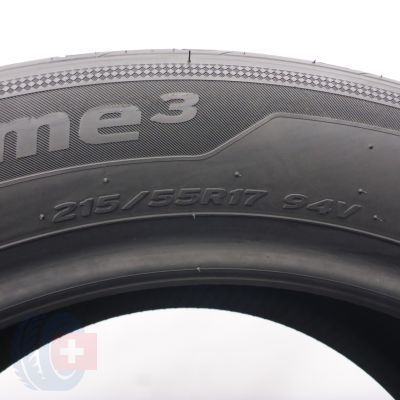 5. 215 55 17 1x HANKOOK 215/55 R17 94V Ventus Prime 3 SEAL Sommerreifen 2025 7mm WIE NEU 
