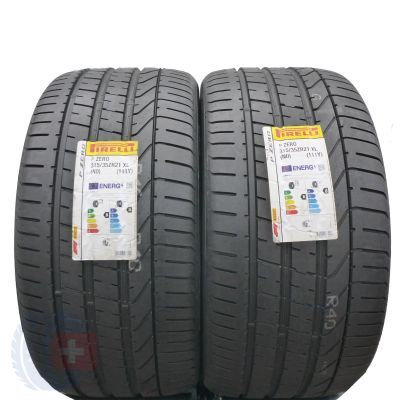 2 x PIRELLI 315/35 ZR21 111Y XL P Zero N0 Sommerreifen 2021 WIE NEU VOLL