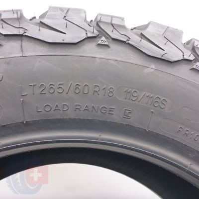 9. 265 60 18 4x BFGOODRICH 265/60 R18 119/116S All-Terrain T/A AT Baja Ko2 Ganzjahresreifen 2018 Ungebraucht  