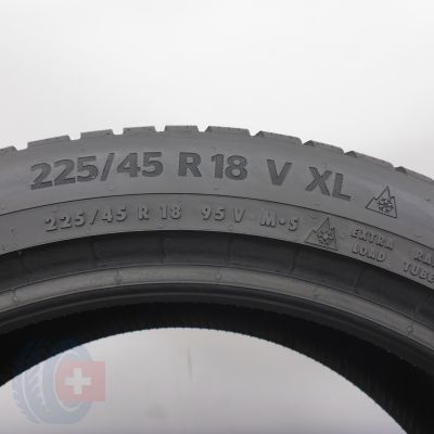 6. 225 45 18 2x CONTINENTAL 225/45 R18 95V XL WinterContact TS 870 P Winterreifen 2021 6,8-5,8mm