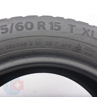 8. 185 60 15 4x CONTINENTAL 185/60 R15 88T XL WinterContact TS 870 Winterreifen 2022 7-8,2mm