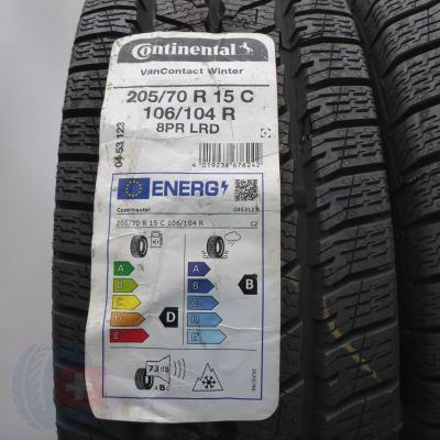 2. 205 70 15C 4x CONTINENTAL 205/70 R15C 106/104R VanContact Winter Winterreifen 2022 VOLL 2. 205 70 15C 4x CONTINENTAL 205/70 R15C 106/104R VanContact Winter Winterreifen 2022 VOLL