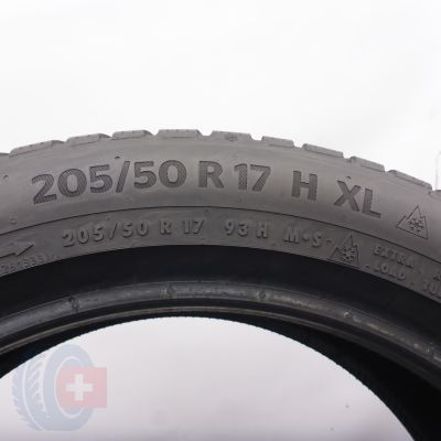5. 205 50 17 2x CONTINENTAL 205/50 R17 93H XL WinterContact TS870P Winterreifen 2021 7,5mm