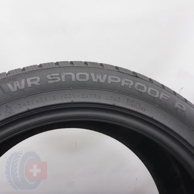 7. 245 45 18 4x NOKIAN 245/45 R18 100V XL WR Snowproof P Winterreifen 2025 8,5-8,2mm WIE NEU 