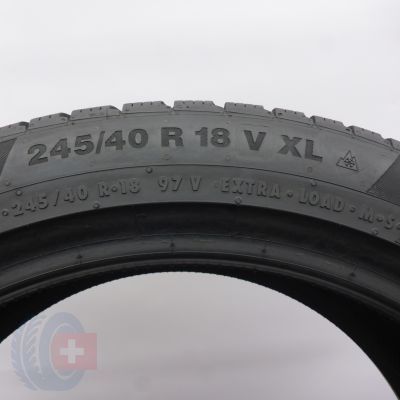 6. 245 40 18 2x CONTINENTAL 245/40 R18 97V WinterContact TS 850 P Winterreifen 2020 6,4-7mm