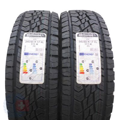 4. 245 65 17 4x CONTINENTAL 245/65 R17 111H XL CrossContact ATR Sommerreifen 2021 VOLL Wie Neu