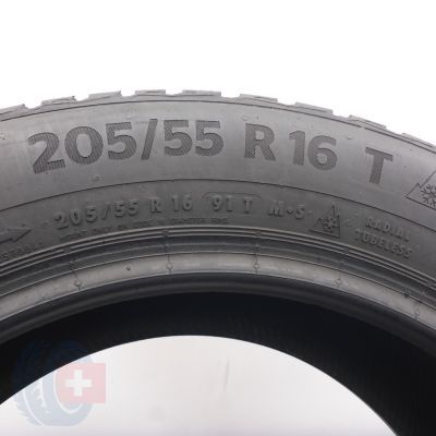 3. 205 55 16 1x CONTINENTAL 205/55 R16 91T WinterContact Ts870 Winterreifen 2021 8mm