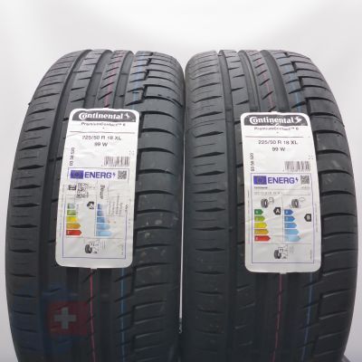 5. 225 50 18 4x CONTINENTAL 225/50 R18 99W XL PremiumContact6 BMW Sommerreifen 2025 VOLL WIE NEU