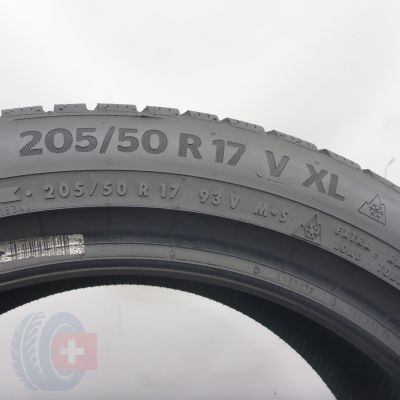 4. 205 50 17 2x CONTINENTAL 205/50 R17 93V WinterContact TS870p Winterreifen 2023 7,2-7,5mm