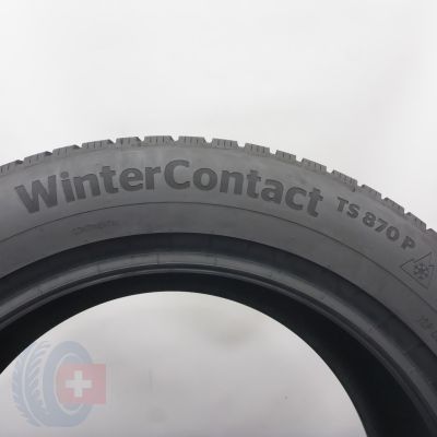 6. 235 55 18 4x CONTINENTAL 235/55 R18 100H WinterContact TS 870 P Winterreifen 2023 8,8-7,8mm  WIE NEU
