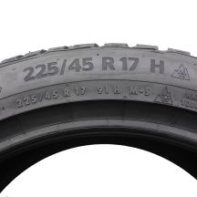 3. 225 45 17 1x CONTINENTAL 225/45 R17 91H WinterContact TS870 Winterreifen 2024 WIE NEU VOLL