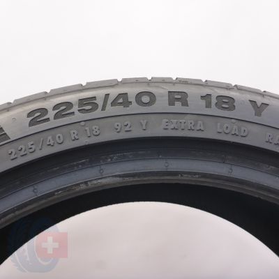 2. 225 40 18 1x CONTINENTAL 225/40 R18 92Y XL ContiSportContact5 Sommerreifen 2015 6mm
