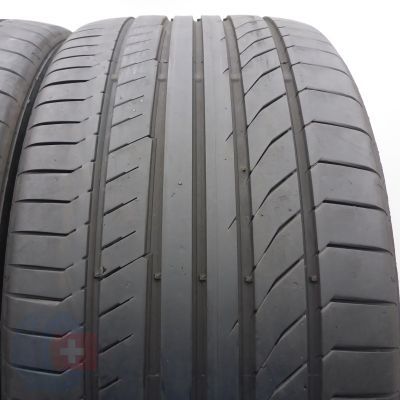 3. 285 35 21 2x CONTINENTA 285/35 ZR21 105Y XL ContiSportContact 5P M0 Sommerreifen 2018 7mm