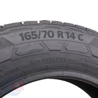 6. 2 x CONTINENTAL 165/70  R14 C 89/87R VanContact  Winter Winterreifen  2017 VOLL WIE NEU