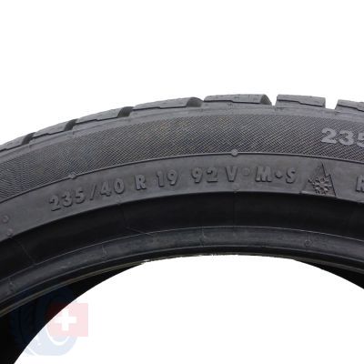 5. 235 40 19 2x CONTINENTAL 235/40 R19 92V ContiWinterContact TS830P N0 Winterreifen 2014 7-7,5mm